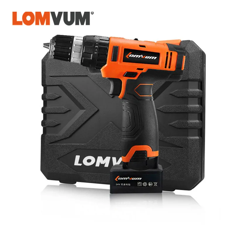 Дрель шуруповерт LOMVUM аккумуляторная 12/16/24 В|electric drill|cordless electriccordless electric drill |