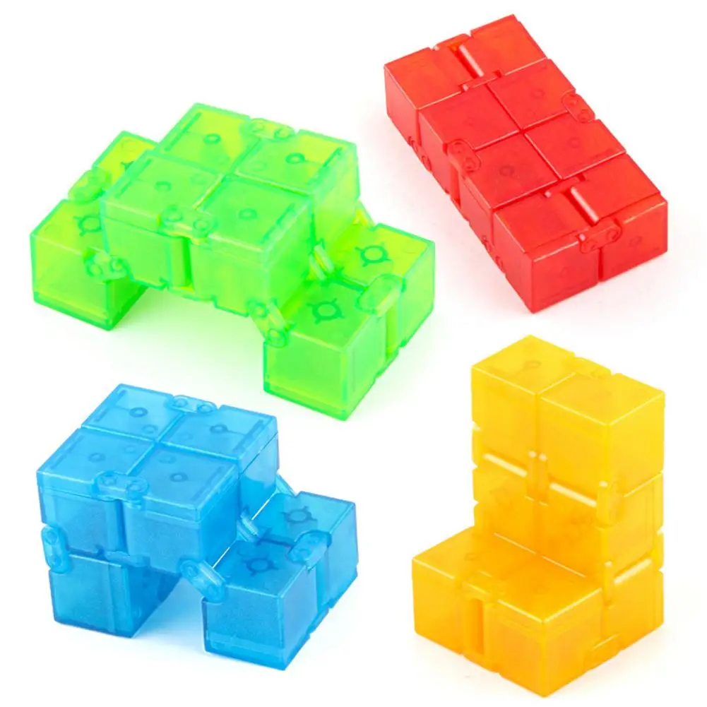 Infinity Cube Anxiety Stress EDC Mini Toy Finger Relief Cube Blocks For Children 