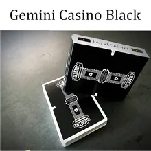 Gemini казино черные игральные карты Collectable Deck Poker Размер USPCC Custom limited edition волшебные карты волшебные фокусы магический реквизит
