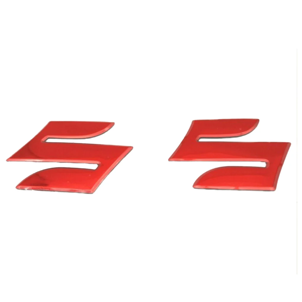 

3D Motorcycle Body Trunk Decor Plating Emblem Badge Decal Tank Wheel Logo S Sticker Protector Cover Paster for Suzuki