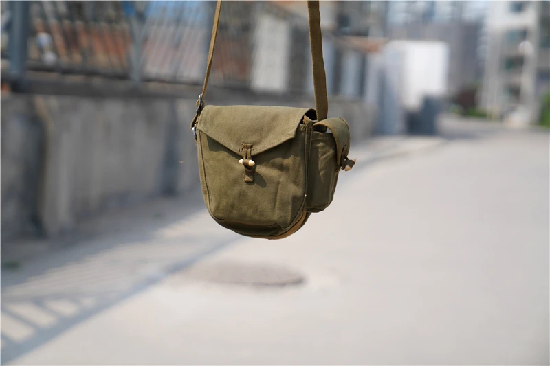 ORIGINAL SURPLUS VIETNAM WAR PERIOD CHINESE 56 AK DRUM MAG MILITARY AMMO POUCH