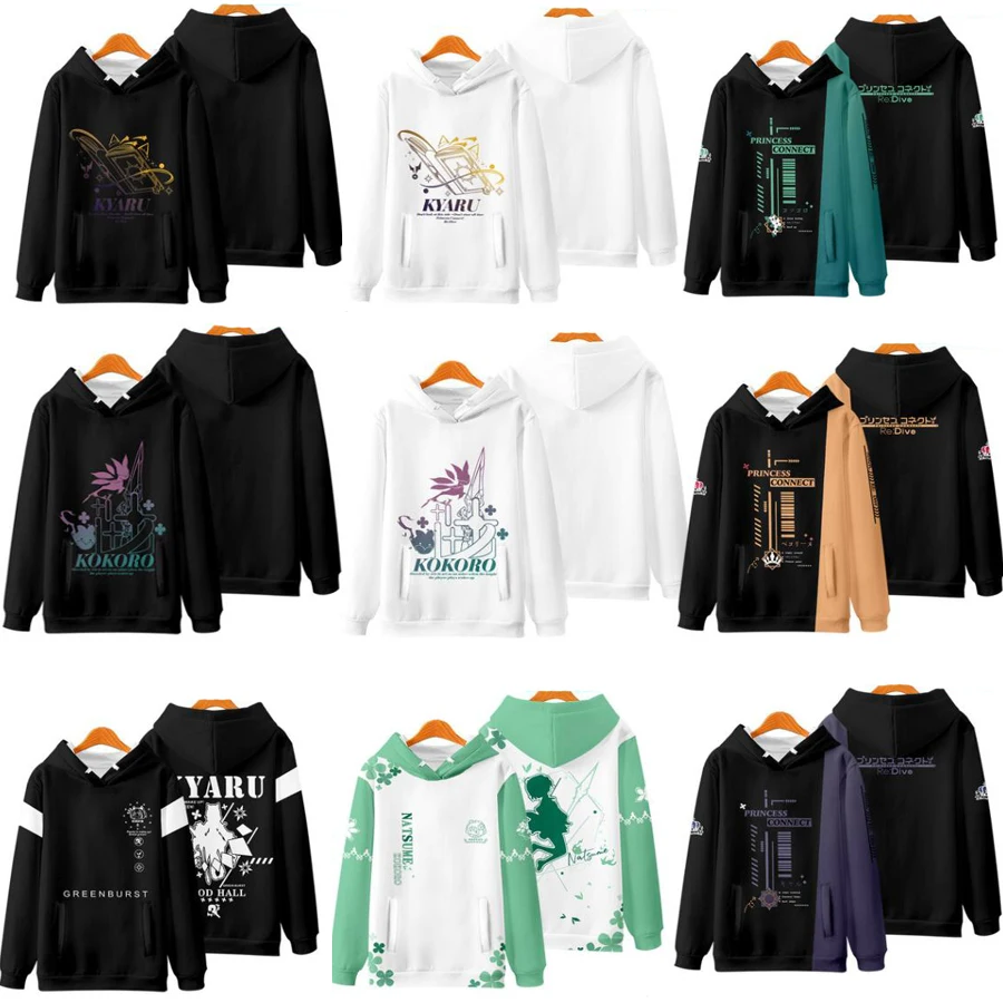 Костюм принцессы Connect Re:Dive для косплея Нацумэ Kokoro Kyaru 3D принт оверсайз женские/мужские толстовки свитшоты Повседневный Спортивный костюм