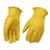 Cheap Work Gloves Leather Gardening Motorcycle Cowhide Grain Leather Safety Working Glove Men&Women ► Photo 2/6