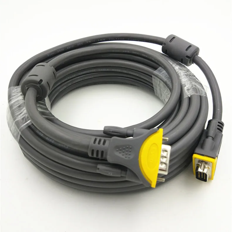 

High quality 1.5m/3m VGA Cable Professional HD 15 Pin VGA Male to Male Extension Cables for VGA/SVGA PC Laptop Monitor