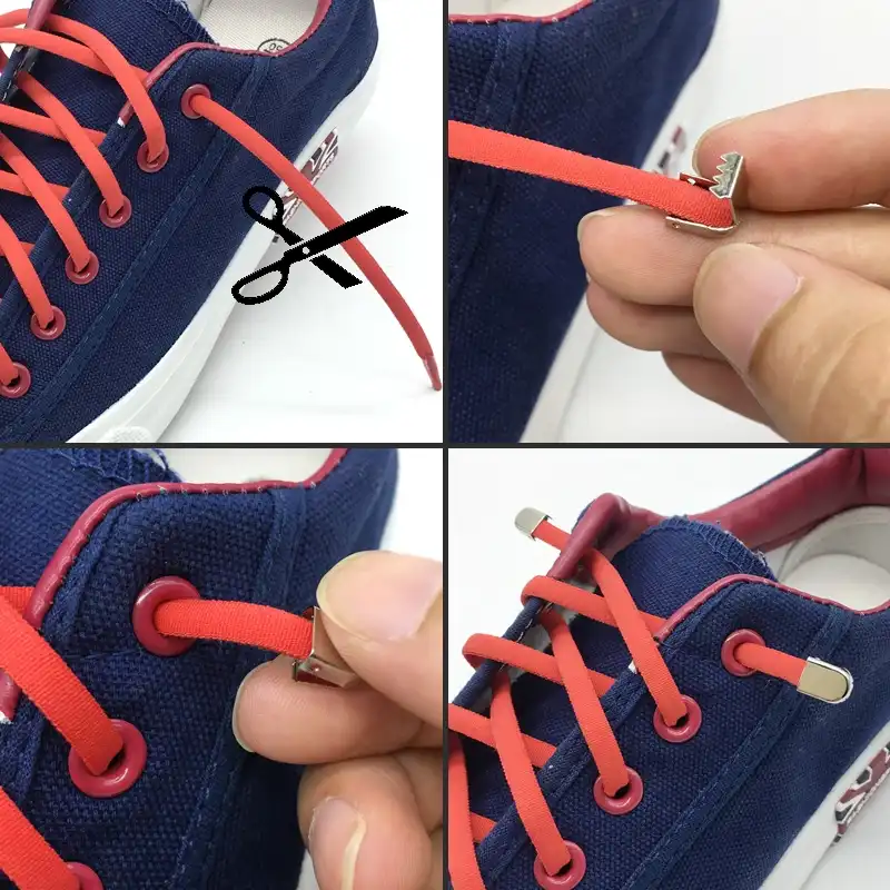 no tie shoelace clips