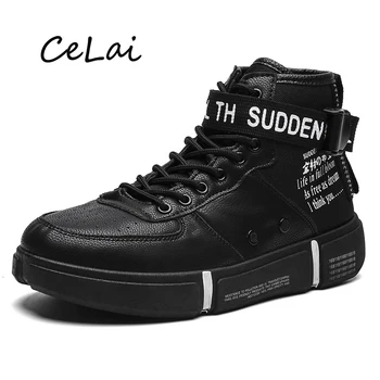 

Fashion White Chunky Sneakers Platform Mens Sneakers Shoes Walking Casual Sneaker Handmade Breathable Shoes Buty Meskie NA15