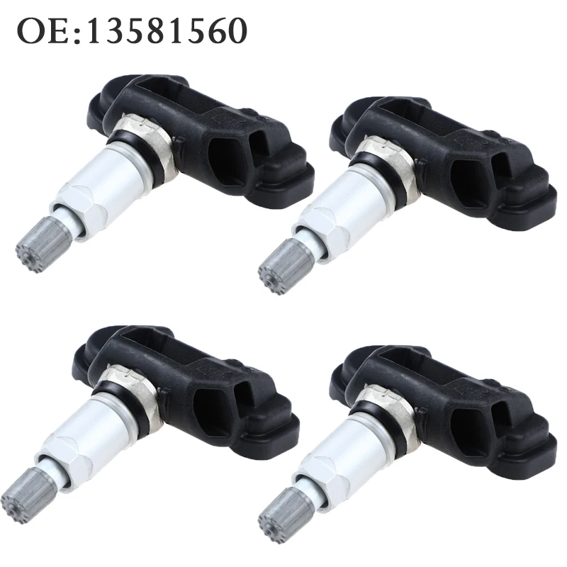 4 шт. TPMS Датчик давления в шинах для Opel GMC Schrader 13581560 1010048 433 МГц