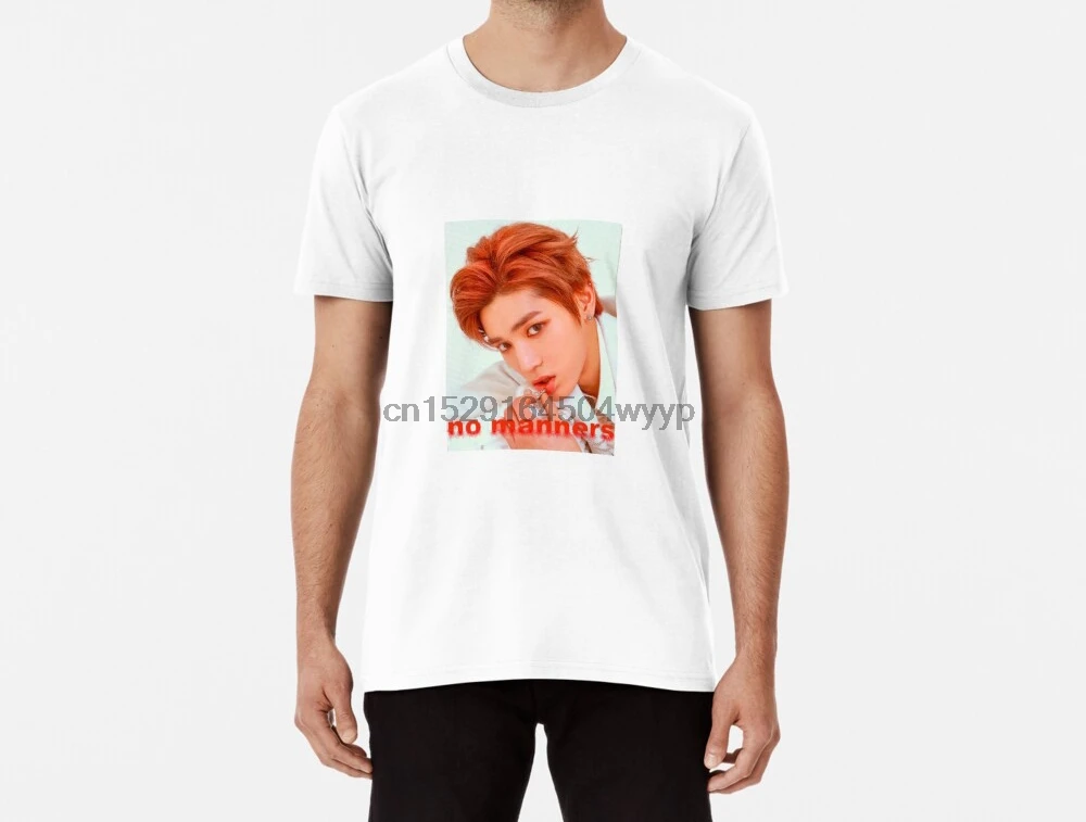 Мужская забавная футболка с дизайном K Pop NCT SuperM Taeyong tshirs женская |