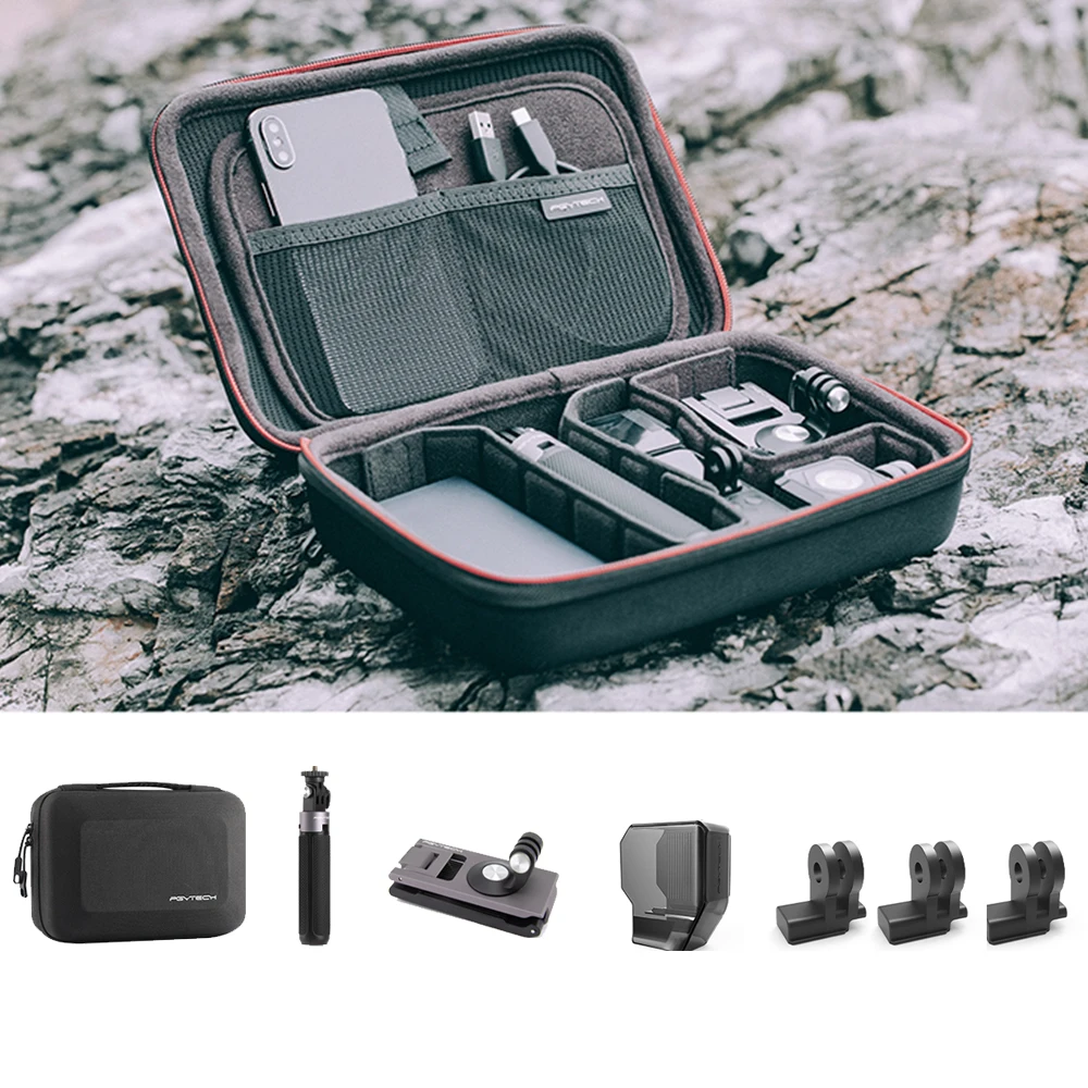 

For DJI OSMO Pocket Set Cold Shoe Mount Storage Bag Tripod Extension Phone Holder PTZ Protection Cover For DJI OSMO Accessories