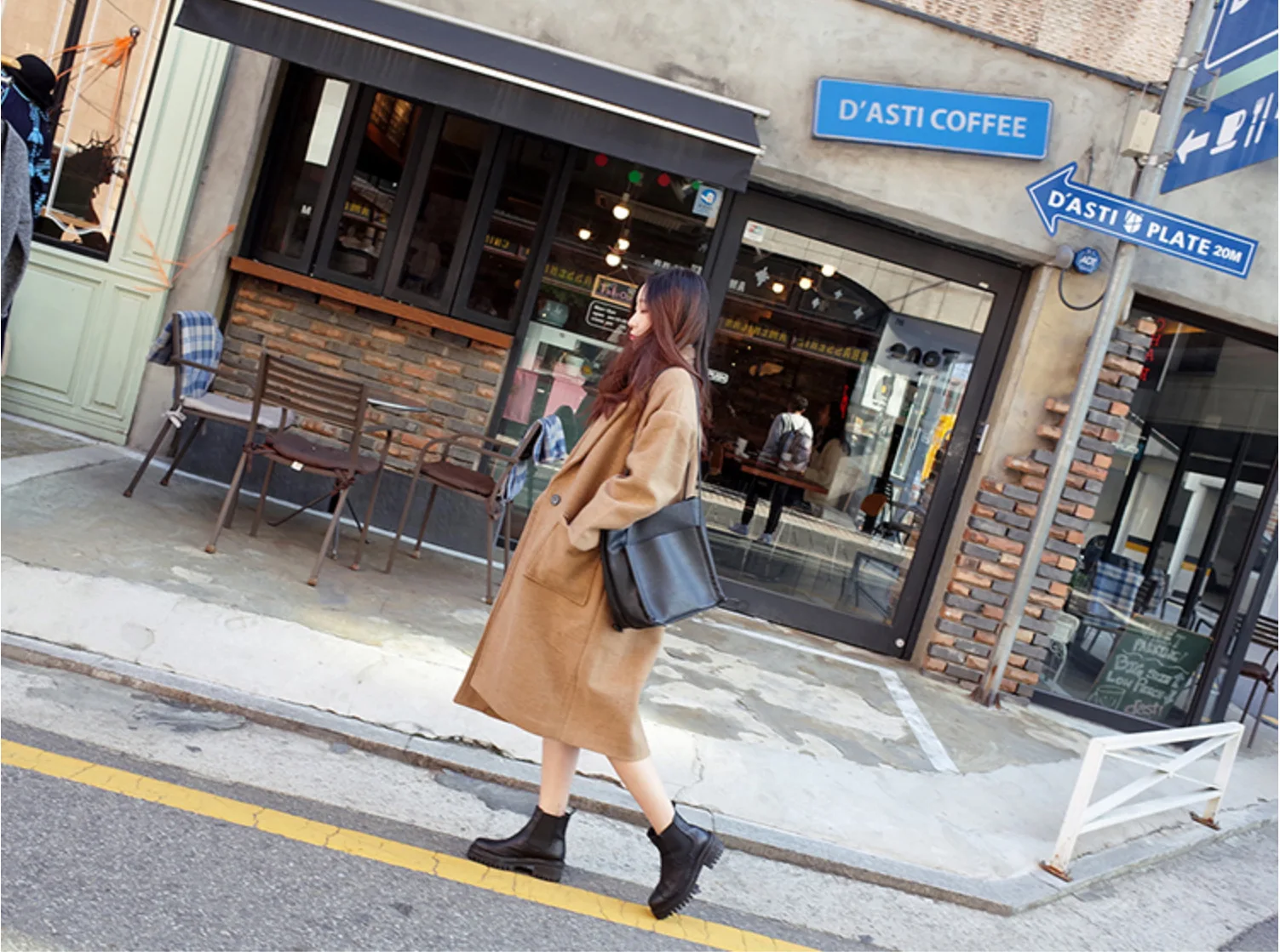 Short-height Woolen Jacket Women's Autumn And Winter Coat Women's Korean-style Woolen Cloth Students Loose-Fit