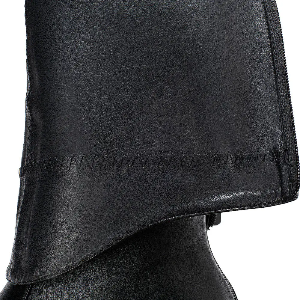 SARAIRIS New 33-45 Knee High Riding Boots Women Brand Square Toe Knight Boots Ladies Chunky Heels Shoes Woman