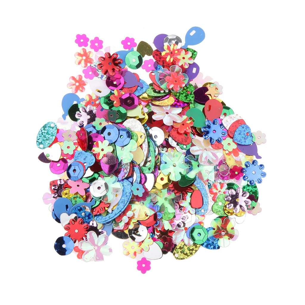 Rainbow AB Sequins for Wedding Christmas Clothes Jewelry Sequins, Pack of 200