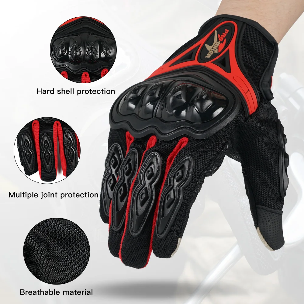 Мотоциклетные перчатки водонепроницаемые дышащие для сенсорных экранов езды на