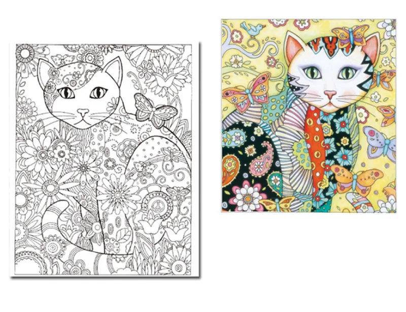 Creative Cats Colouring Book