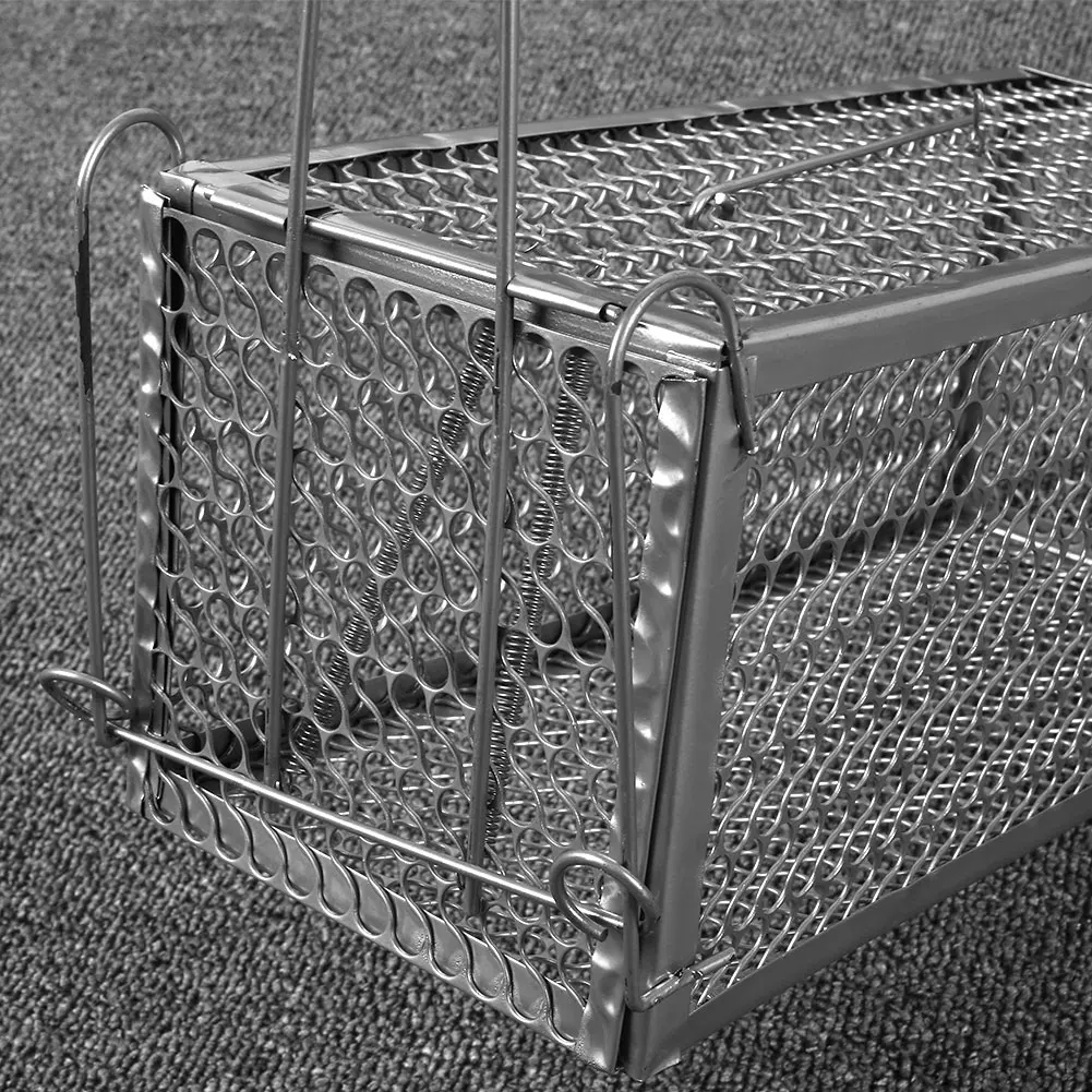 Animal Trap Steel Cage Control Catch 30*12*24cm 1pcs Cage Mouse Hamster Gardening Supplies High Sensitivity Metal