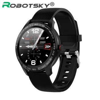 

IP68 Full touch Smart Watch Waterproof Bluetooth SmartWatch Bracelet Men Business ECG+PPG Heart Rate Blood Pressure Watches