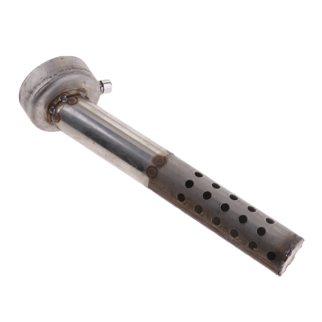 160mm Metal Exhaust Baffle Noise Reducer 48mm Angled DB Killer