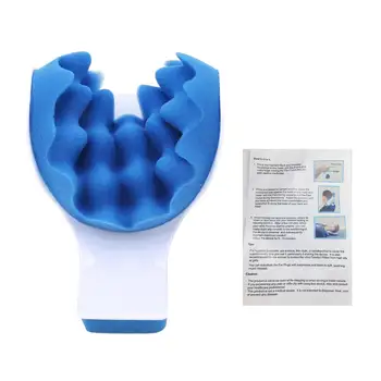 

Portable Neck Massager Relief Pillow Neck Shoulder Muscle Relaxer Traction Pain Massage Cushion Support Health Home Textile