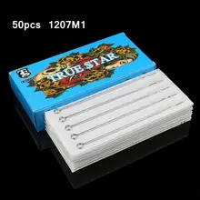 Настоящая звезда микроблейдинг Magnum иглы для татуировки 50 шт. 1207M1 нержавеющая сталь иглы для татуировки пистолет Поставщик