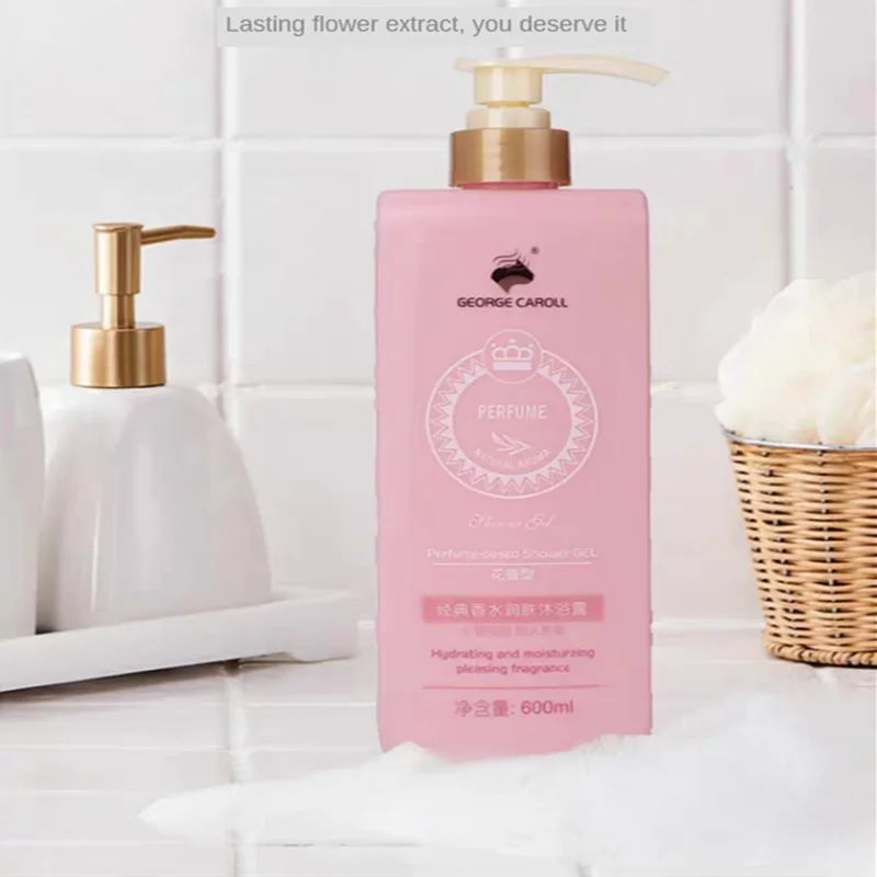 

Shower Gel Cologne,Perfume Based Shower Gel,Hydrating And Moisturzing Pleasing Fragrance,Shower Gel Base,Shower Gel 600ml