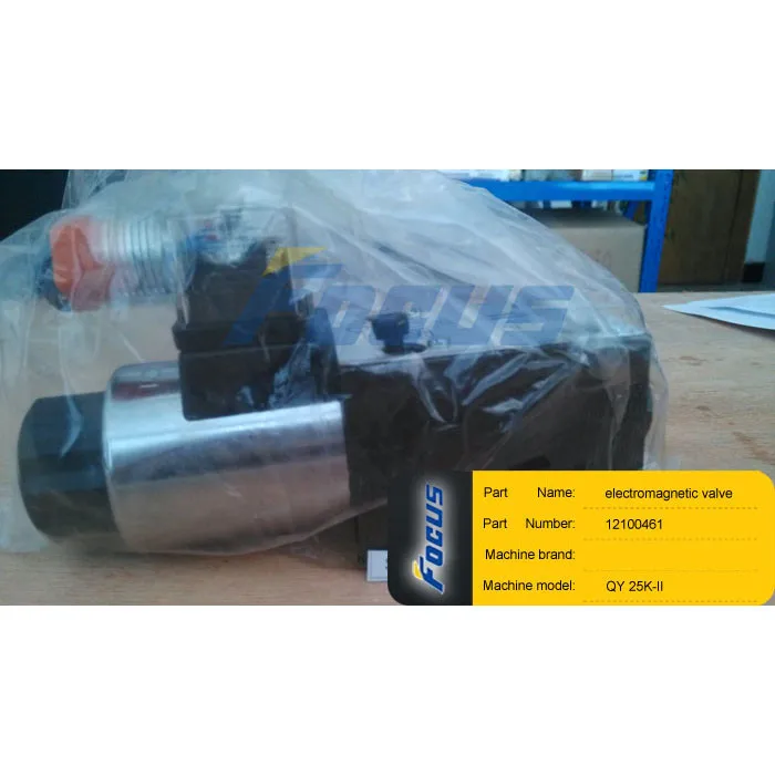 

Truck Crane Spare Parts QY25K QY25K-I QY25K-II Electromagnetic Valve 12100461