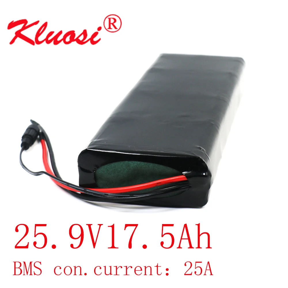 KLUOSI 7S5P 24V 17.5Ah 18Ah 29 4 V литий-ионный Батарея пакет встроенный 25A BMS для электрического
