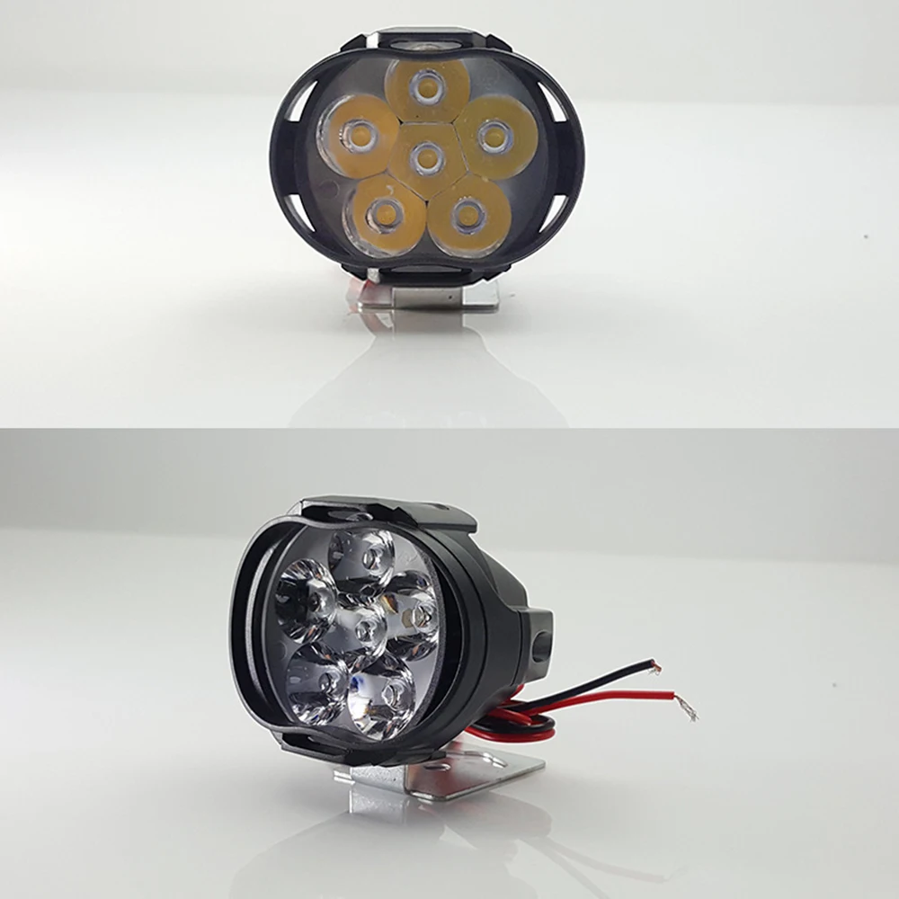 

2 Pcs Car Motorcycle Waterproof LED External Lights Fog Light Headlight Lamp New