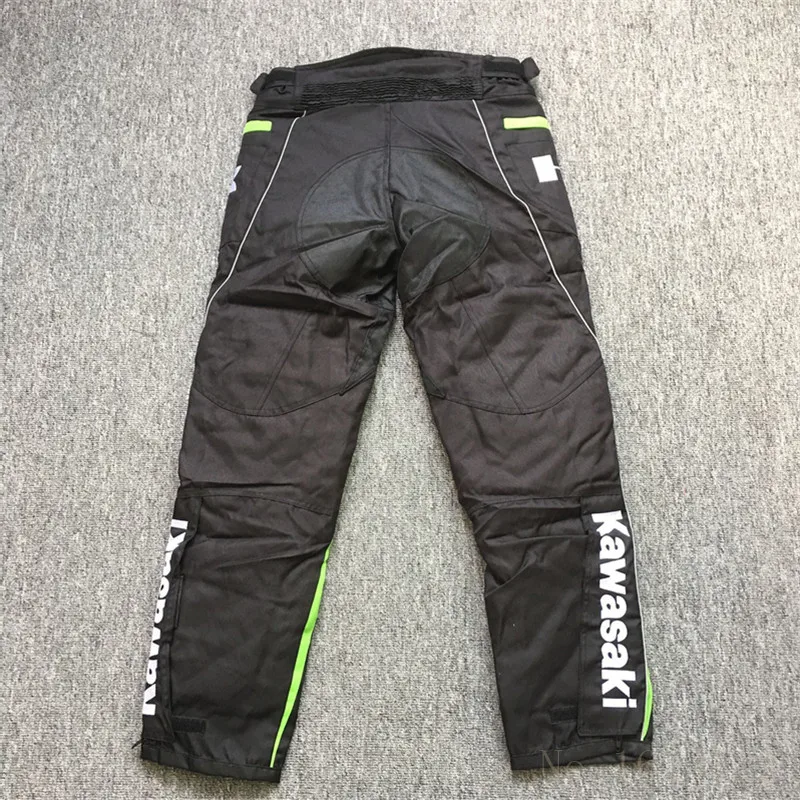 Зимние мотоциклетные GP гоночные защитные брюки для мотоцикла Kawasaki, штаны для мотокросса, съемные Хлопковые Штаны с защитой