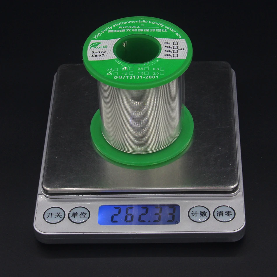 1Pcs 100g 1.1LB Lead Free Solder Wire Sn99.3 Cu0.7 Rosin Core for Electrical Solder RoHs rosin core solder  tin welding wire spool