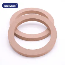 2 шт толщина 6,5 Дюймов 18 мм Универсальный Автомобильный Динамик разделитель деревянный коврик кольца аудио кронштейн держатель