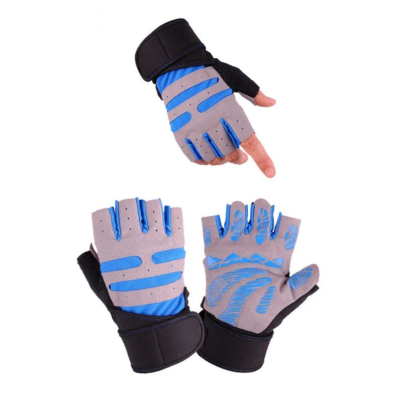Gym Gloves Half Finger Fitness Weight Lifting Gloves Body Building Training Sports Exercise Sport Workout Glove for Men Women