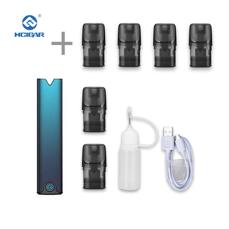 Kit and 4 pods HCIGAR AKSO OS Pod Комплект 1,4 мл многоразового бака мини pod vape ручка MTL стартовый комплект Электронная сигарета с воздушным приводом pod система - Цвет: Kit and 4 pods