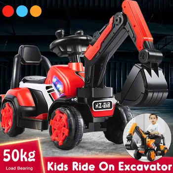 

kid Ride on Car Children Excavator Toy Kids Balance Car Plastic Toy Truck Birthday Christmas Gift for 2-6Year boys and girls