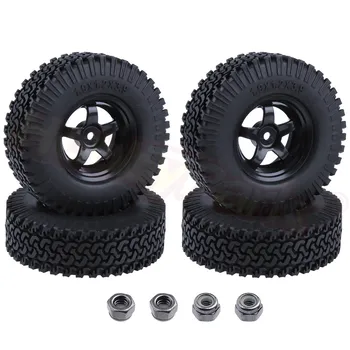 

4pcs 1.9" Tires Tyres & Wheel Rims w/Foam OD:96mm Width:28mm for 1/10 RC Rock Crawler Axial SCX10 RC4WD D90 Redcat HSP Parts