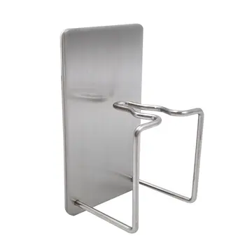 

Stainless Steel Toothpaste Holder Bathroom Storage Rack Free Punching Toothbrush Set Electric Brush Head Toothbrush Holder