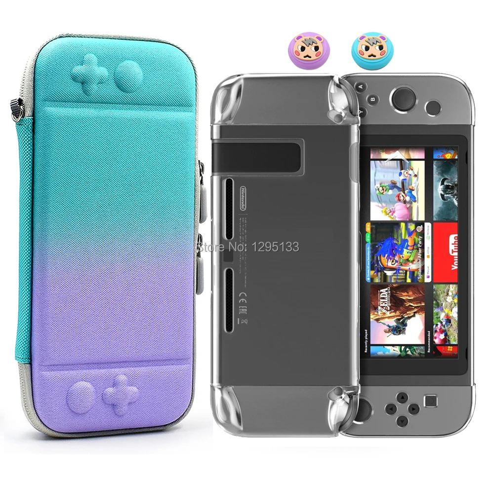 Новинка 2020 жесткий защитный чехол для хранения Nintendo Switch Crystal Shell консоли игровые
