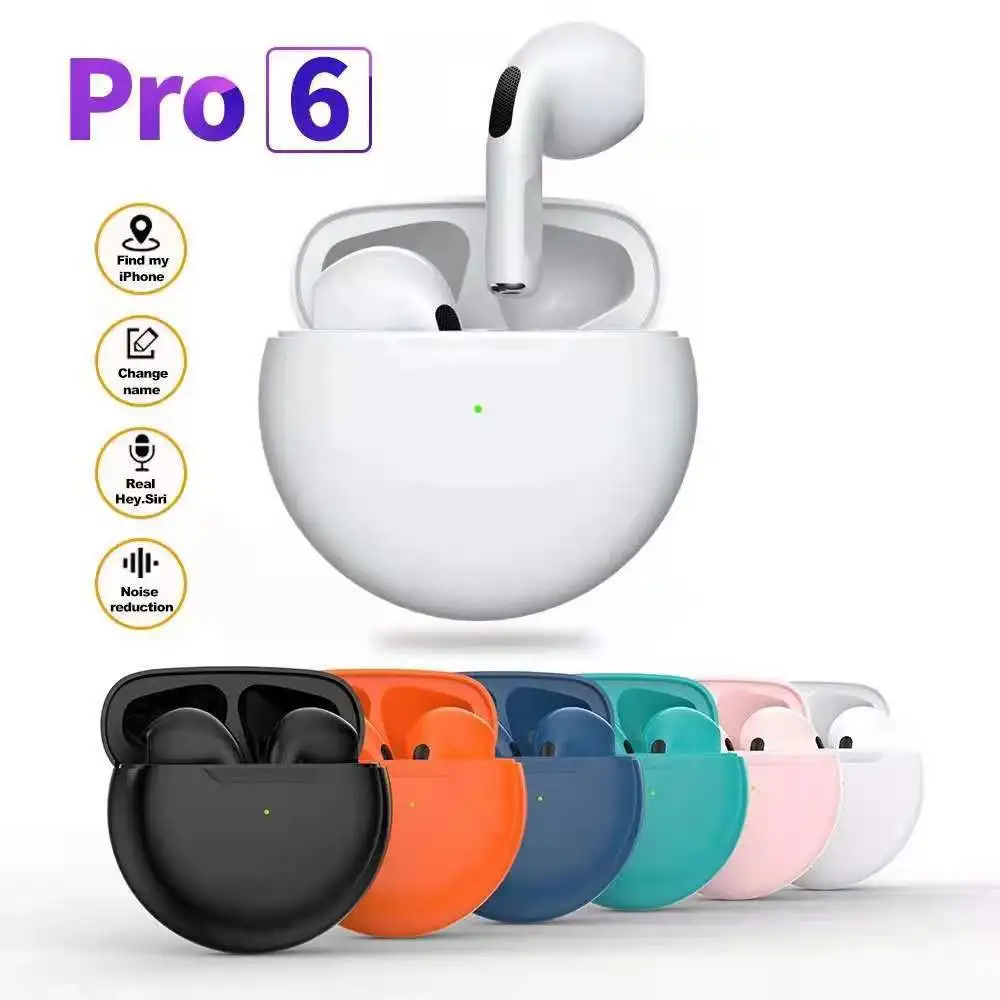 Новая Bluetooth-гарнитура TWS J6 Беспроводная мини-бинауральная гарнитура для Apple Huawei