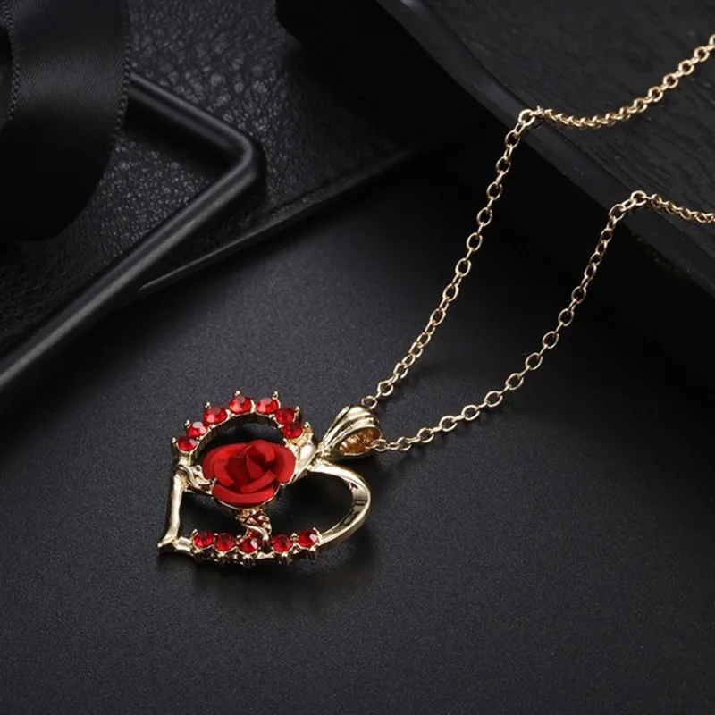 

Decoration Diamond Jewelry Fashion Pendant Beautiful Occasion Women Alloy Valentine'S Day Drop Shipping
