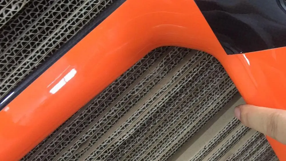 

2019 style black orange color bike frameset V breaks +handlebar 1k T1100 cycling frame+seatpost+frok free shipping in stock