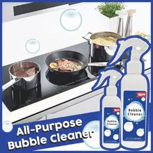 Limpiador de grasa de cocina, limpiador de espuma multiusos, 200ml, Limpieza de refrescos, limpiador de burbujas multisuperficie