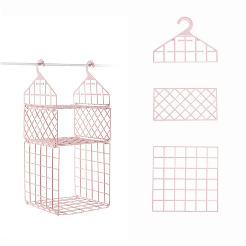 Bedroom Wardrobe Organizer Underwear Bra Clothes Pants Tie Storage Rack Cupboard Closet Hanging Basket Hooks Shelf5