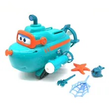 Musim Baru Sayap Super Willy 'S Kapal Selam Perahu dengan Suara Musik Ringan Deformasi Action Figure Set Simulasi Model Mainan Hadiah(China)