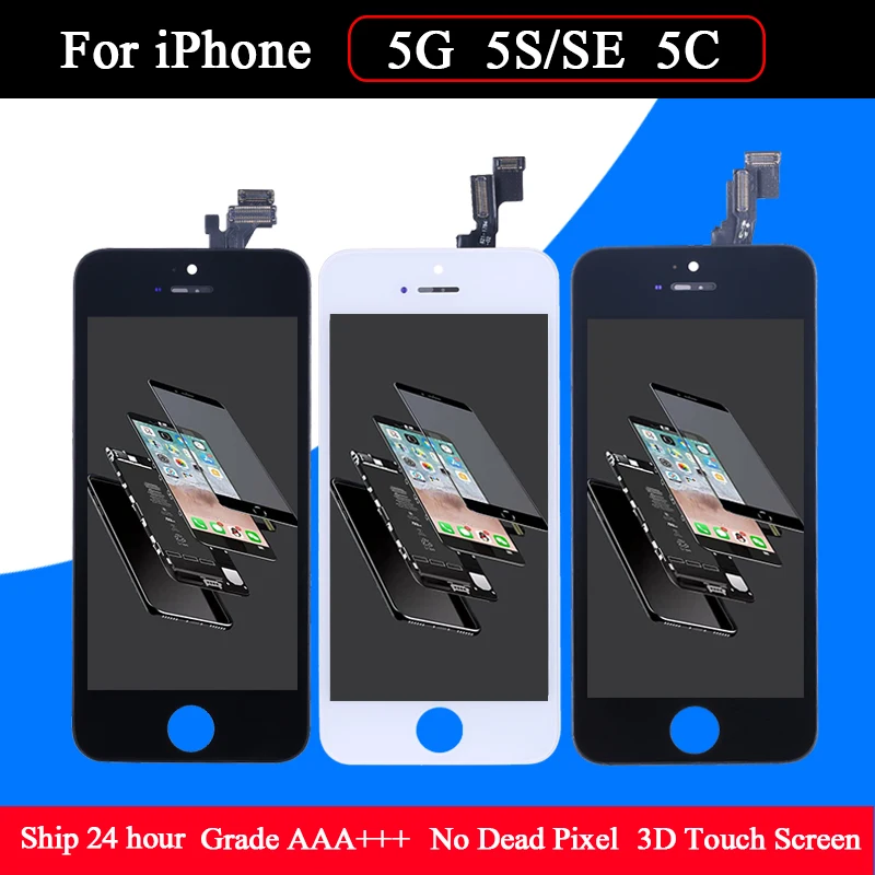 ЖК экран Neewsoll для Iphone5 5c дисплей запасные части сенсорная панель дигитайзер в