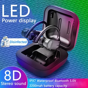 

Earbuds Led Display Bluetooth Earphones 5.0V Wireless Headphones TWS Stereo Handsfree Sport Headset For Phone Apple