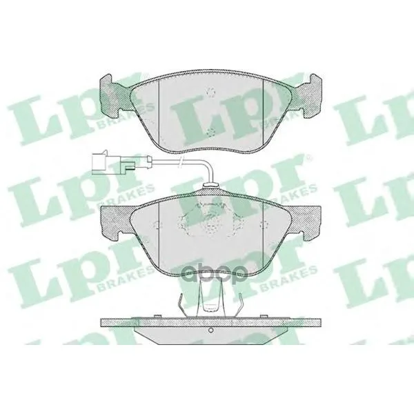 Колодки Тормозные Alfa Romeo 145/146/156/Fiat Marea 96-/Multipla 99- Передние Lpr 05p614 Lpr арт. 05P614