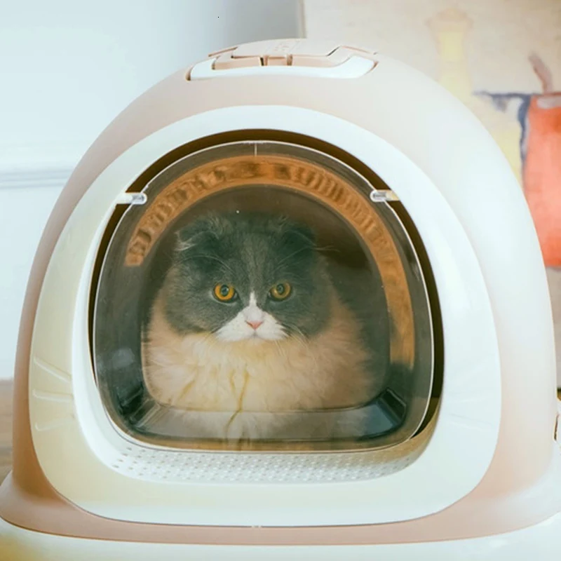 Закрытый контейнер для кошачьего туалета очень большой аксессуары домашних