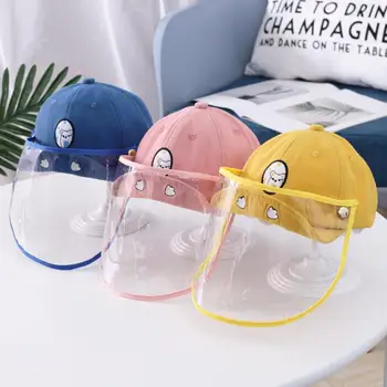 

Kids Anti-Spitting Dustproof Full Face Cover Protective Baseball Cap Sun Hat