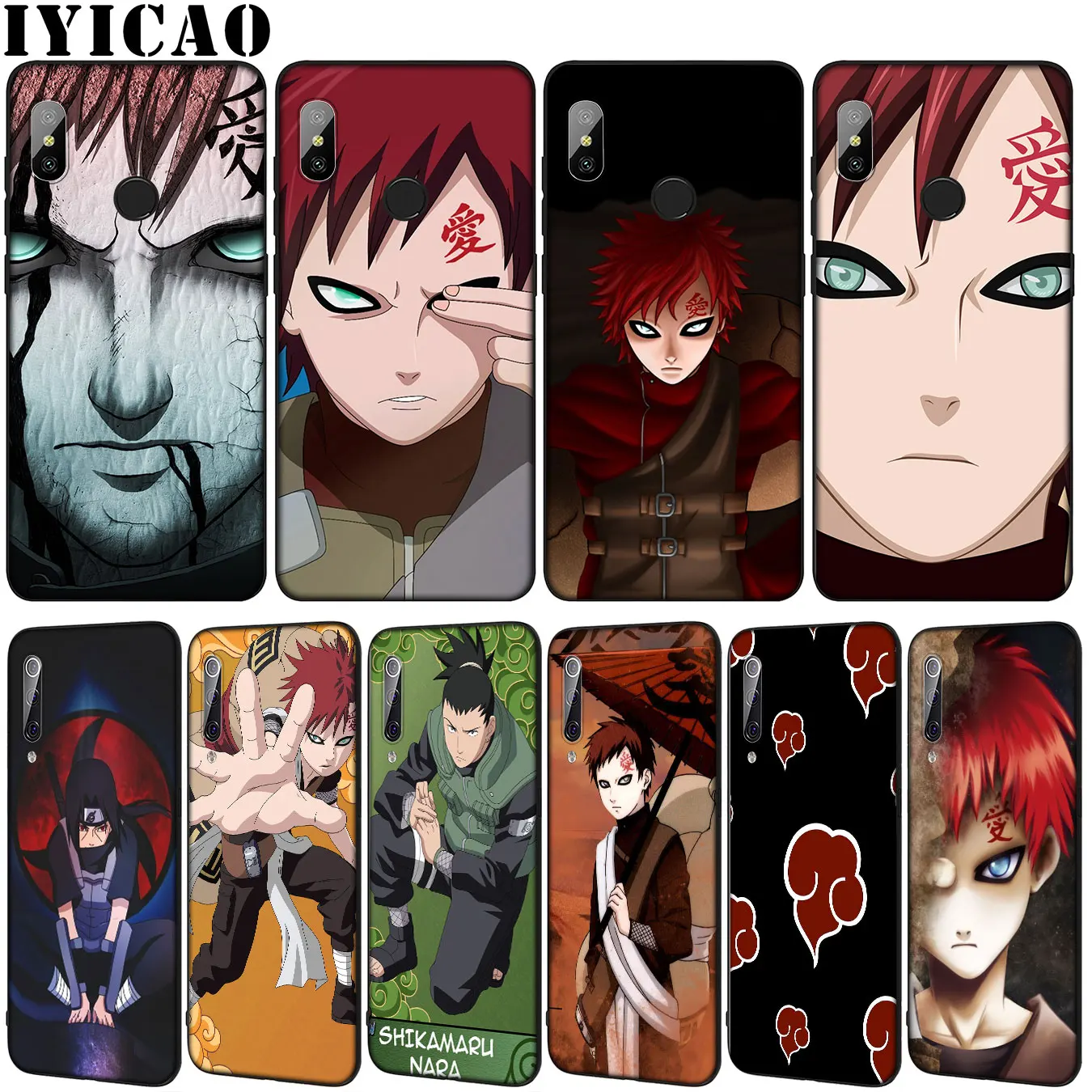 Мягкий силиконовый чехол для телефона Gaara Shikamaru NARUTO Xiaomi Mi 10 9 9T A3 Pro 8 SE A2 Lite A1 6 CC9 CC9E