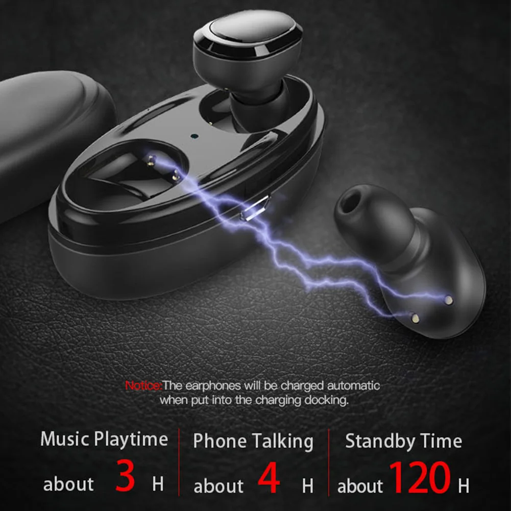 Fashion Accessories Stereo Headphone Microphone Dual Earbud Multifunctional Wireless Bluetooth Earphone Headset Outdoor Sports