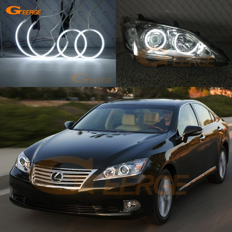 Для LEXUS ES ES350 ES240 2010 2011 2012 фары отличные ультра яркие CCFL ангельские глазки Halo кольца